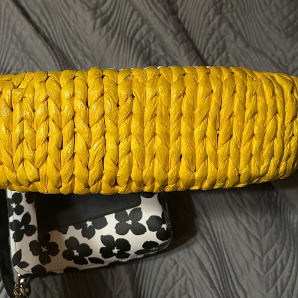 Kate Spade Yellow and White Tote Bag - Picture 3 of 4